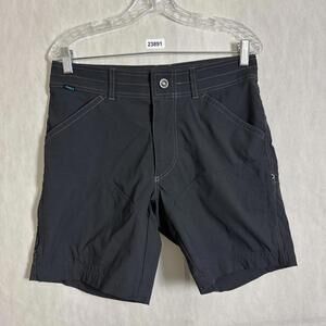 Kuhl Men's Size 31 Gray Nylon Silencr Kargo Shorts 7" Inseam Outerwear Hiking